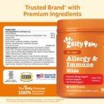 Zesty Paws Dog Allergy Chews - Dog Allergy Relief, Lamb, 90 Ct - Image 7