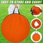 28 in 10 Foot Orange Extra Large Dog Agility Tunnel with Sandbags - Image 3