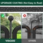 VISCOO Dog Playpen Outdoor, 16 Panels 40" High Metal Dog Fence with Gate - Image 4