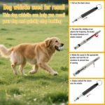 Dog Training Clicker and Whistle for Training & Recall - With Lanyard - Image 6