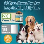 Yeast Infection Treatment for Dogs, Dog Yeast Chews Itch Relief 200 Chews - Image 9