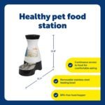 PetSafe Healthy Pet Food Station, 4 lb Gravity Feeder, Cats & Dogs, Medium - Image 5