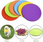 Bvrbaory 6 Pack Dog Flying Discs - Interactive, Soft Floating Saucer for Small, Medium Dogs - Safe on Teeth - Image 4