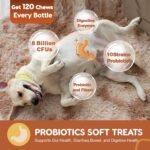 ZEBORA Probiotics for Dogs, Digestive & Itch Relief, 120 Chews - Image 3