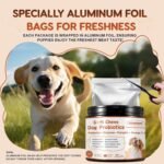 ZEBORA Probiotics for Dogs, Digestive & Itch Relief, 120 Chews - Image 7