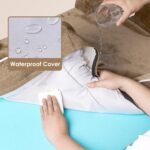 EHEYCIGA Orthopedic Dog Beds for Extra Large Dogs, Waterproof Memory Foam XL Dog Bed with Sides, Non-Slip Bottom and Egg-Crate Foam Big Pet Couch Bed with Washable Removable Cover, Camel - Image 3