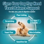 Dog Yeast Infection Treatment Bundle for Dogs, Anti Yeast Soft Chews + Dog Ear Infection Treatment Drops, Ear Cleaner for Dogs with Ozonated Olive Oil, Itchy Skin, Paw Licking, Ear Odor & Wax Support, - Image 3