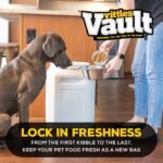 Vittles Vault Airtight Pet Food Storage Container + Scoop, Fits Up to 50lbs - Image 4