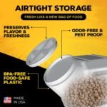 Vittles Vault Airtight Pet Food Storage Container + Scoop, Fits Up to 50lbs - Image 6