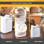 Vittles Vault Airtight Pet Food Storage Container + Scoop, Fits Up to 50lbs - Image 12