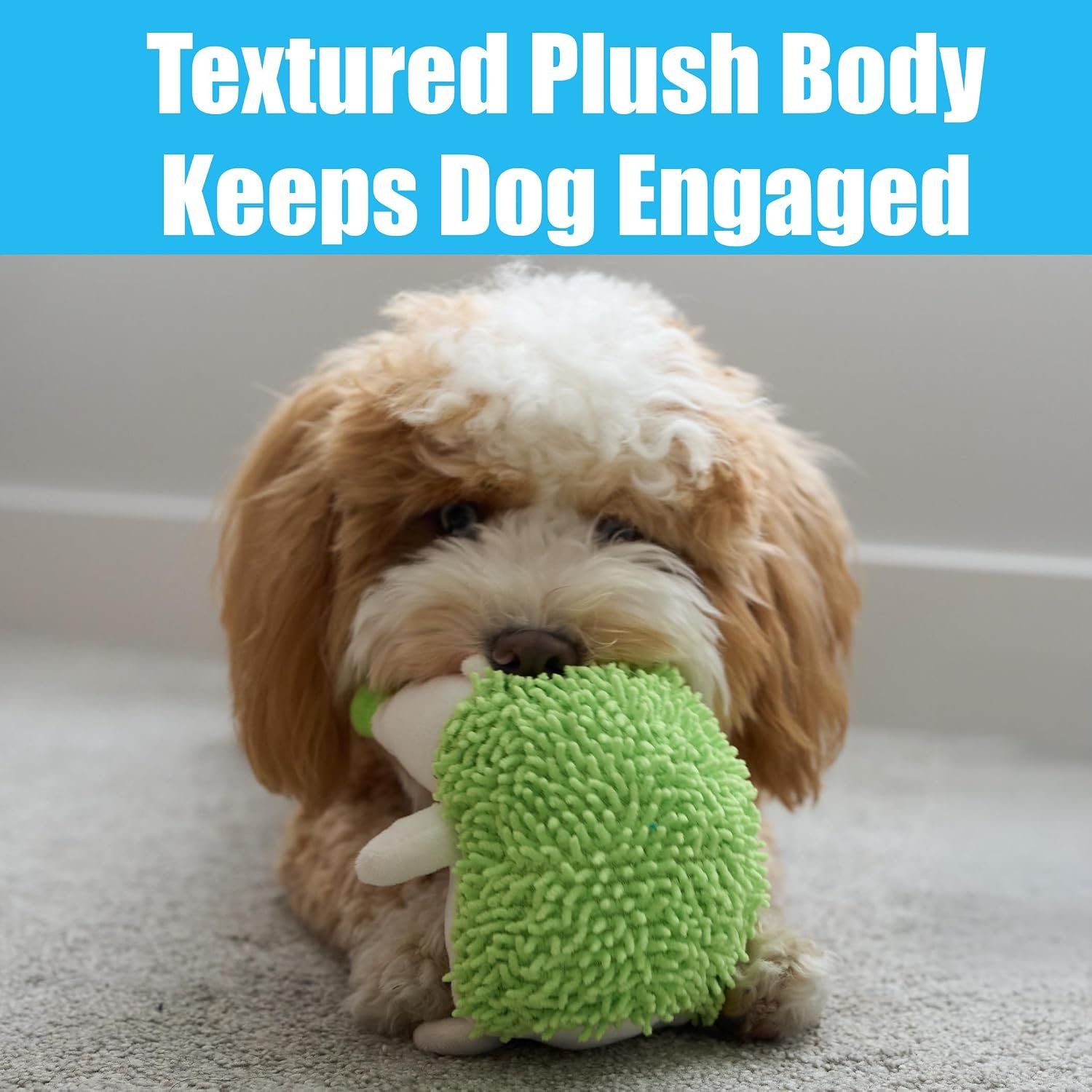 SPOT Gigglers Hedgehog Dog Toy with Giggle Sound | Textured, Plush Shake and Wiggle Hedgehog Giggle Toy for Small and Medium Dog Breeds, Assorted Colors - Image 5