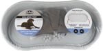 Elevated Pet Feeding Tray - 21″ x 11″ x 8.5″ Raised Dog Bowl Stand with Splash Guard and Non-Skid Feet - Comfortable Mealtime for Dogs and Cats by PETMAKER (Brown/Gray) - Image 4
