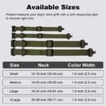 Personalized Tactical Dog Collar Custom with Name and Phone Number - Image 5