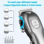 Dog Rechargeable Cordless Clippers for Grooming for Heavy Thick Hair&Coats - Image 3