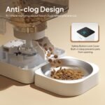 VOLUAS Automatic Cat Feeder, 4L Timed Dry Food Dispenser for Cats & Dogs - Image 3
