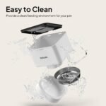 VOLUAS Automatic Cat Feeder, 4L Timed Dry Food Dispenser for Cats & Dogs - Image 4