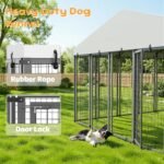 4x4 ft Outdoor Dog Kennel, Collapsible Dog Pen for Medium Dogs - Image 6