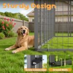 4x4 ft Outdoor Dog Kennel, Collapsible Dog Pen for Medium Dogs - Image 7