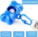 Arroyner 10 Pack Bone Shaped Poop Bag Dispenser Pet Waste Disposal Bag Dispenser (Random Color) - Image 5