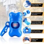 Arroyner 10 Pack Bone Shaped Poop Bag Dispenser Pet Waste Disposal Bag Dispenser (Random Color) - Image 7