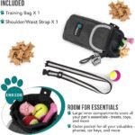 PetAmi Dog Treat Pouch, Large Hands-Free Training Bag, Charcoal - Image 2