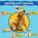 Forticept Dog Wound Care Blue Butter Gel, Hot Spot Treatment for Dogs, Itch Relief, Moisturizing, Prevents Infection, Scratches & Skin Ulcers, Cracked Paw Pads Gel, 3 Ounces (3 OZ) - Image 4
