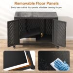 REXWELTEN 42" Heavy Duty Dog Crate Furniture for High Anxiety Dogs - Image 3