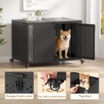 REXWELTEN 42" Heavy Duty Dog Crate Furniture for High Anxiety Dogs - Image 6