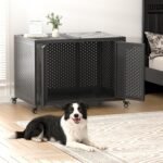 REXWELTEN 42" Heavy Duty Dog Crate Furniture for High Anxiety Dogs - Image 8