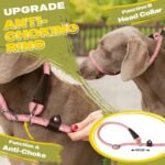 Fida Durable Slip Lead Dog Leash, 6 FT x 1/2" Dog Training Leash, Pink - Image 3
