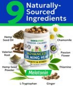 BARK&SPARK Hemp Calming Treats for Dogs - Stress, Anxiety Relief Treats - Image 4