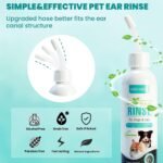 MEDUWEDU Dog Ear Cleaner, Dog Ear Care Liquid, Dog and Cat Ear Cleaner to Eliminates Ear Odour, Dirt and Debris Pet Ear Cleaner Solution,Remove Wax, Dirt & Stop Smelly, Itchy, Non-Irritating, 4 Fl oz - Image 5