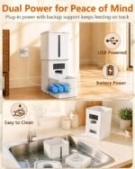 15L Automatic Dog Feeder Large Breed: 63 Cup Capacity for Kibble up to 22mm - Image 7