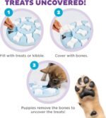 Outward Hound by Nina Ottosson Puppy Smart Treat Puzzle Enrichment Toy, Level 1 Beginner, Blue - Image 3