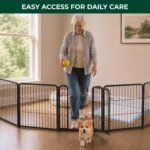 FXW Homeplus Indoor Dog Playpen, 24" H, 6 Panels, for Puppies & Small Dogs - Image 4