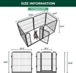 FXW Homeplus Indoor Dog Playpen, 24" H, 6 Panels, for Puppies & Small Dogs - Image 6