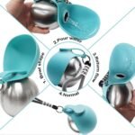 Portable Dog Water Bottle with Bowl, 10oz Leak-Proof Stainless Steel Dog Travel Water Bottle, BPA-Free Pet Water Dispenser for Small & Medium Dogs, Walking, Hiking & Outdoor Travel - Image 4