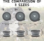 Rest-Eazzzy Collapsible Dog Bowls, 2 Pack Sturdy Portable Dog Water Bowls - Image 3
