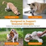 Zesty Paws Dog Allergy Chews - Dog Allergy Relief, Peanut Butter, 90 Ct - Image 4