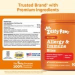 Zesty Paws Dog Allergy Chews - Dog Allergy Relief, Peanut Butter, 90 Ct - Image 8