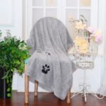 Dogvingpk Extra Large Dog Towels for Drying Dogs 2 Pack - Super Absorbent Soft Quick Dry Microfiber Pet Bath Towel for Large & Medium Dogs, 55 * 36 Inch Grey and Brown - Image 8