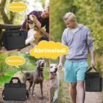 6 Set Dog Travel Bag, Large Pet Travel Kit for Supplies, Grey - Image 9
