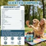 Dog Allergy Chews with Human-Grade Omega 3, Itch Relief Multivitamin 200ct - Image 8