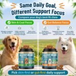 Dog Allergy Chews with Human-Grade Omega 3, Itch Relief Multivitamin 200ct - Image 9
