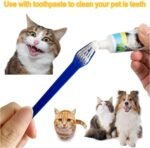 Dog Toothbrush Set of 8 – Dual Headed Dental Hygiene Brushes for Small to Large Dogs, Easy Teeth Cleaning & Dental Care,Dog Tooth Brushes for Small to Large Dogs, Cats, and Most Pets - Image 4