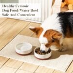 MALACASA Dog Bowls, Ceramic Dog Food and Water Bowls for Small Size Dogs, 1.5 Cups Capacity Pet Bowl for Puppy & Cats (S-1.5 Cups) - Image 5
