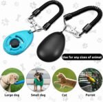Frienda 18 Pcs Dog Training Clicker with Wrist Strap for Pets, Multicolor - Image 4