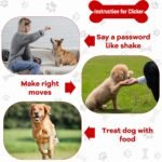 Frienda 18 Pcs Dog Training Clicker with Wrist Strap for Pets, Multicolor - Image 5