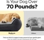 Bedsure SupportMax® Extra Thick Orthopedic Dog Beds Large Sized Dog - Image 3