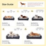 Bedsure SupportMax® Extra Thick Orthopedic Dog Beds Large Sized Dog - Image 4